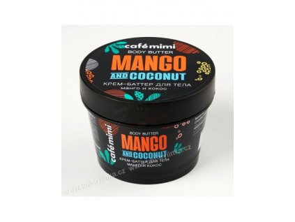 CAFE MIMI: Tělové krémové máslo „Mango a kokos“ 110ml TML K2295