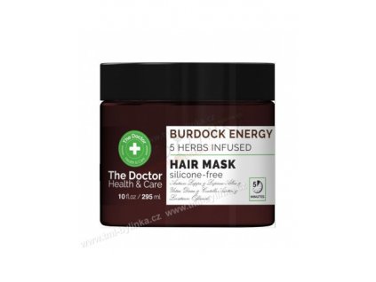 THE DOCTOR-HEALTH&CARE: Maska na vlasy energie lopuchu s extrakty z 5 bylin 295ml K058