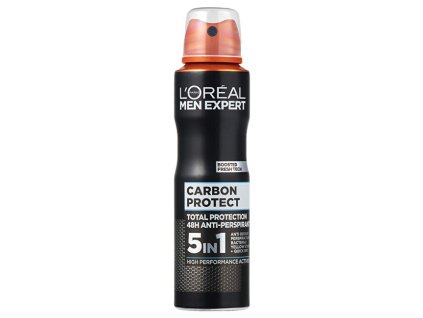Antiperspirant ve spreji pro muže Carbon Protect 5v1 150 ml