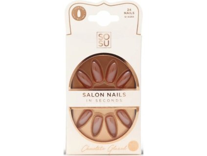 Umělé nehty Chocolate (Salon Nails) 24 ks