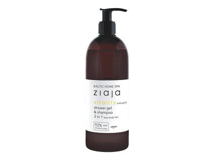 Sprchový gel a šampon 3v1 Baltic Home Spa (Shower Gel & Shampoo) 500 ml