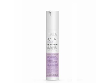 Fialové kapky pro blond vlasy Restart Color (Anti-Brassiness Purple Drops) 50 ml