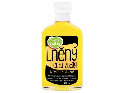 Green Apotheke Olej lněný zlatý 200ml