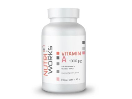 Vitamin A 1000 µg 90 kapslí