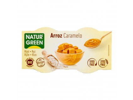 Dezert rýžový s karamelem 2x125 g BIO NATURGREEN