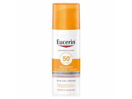 Ochranný tónovací gelový krém na obličej SPF 50+ Pigment Control Tinted (Sun Gel-Cream) 50 ml