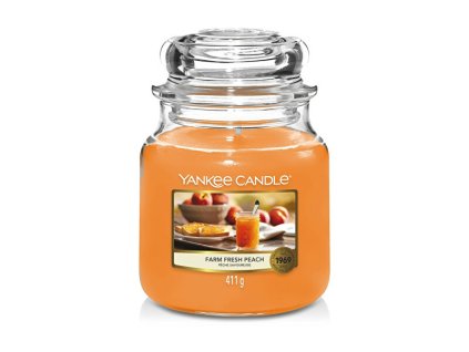 Aromatická svíčka Classic střední Farm Fresh Peach 411 g