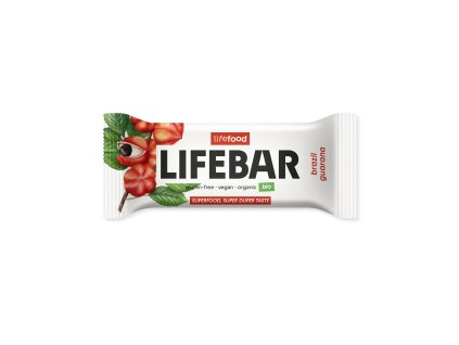 Tyčinka Lifebar s para ořechy a guaranou 40 g BIO LIFEFOOD