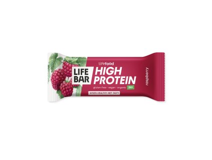 Tyčinka Lifebar proteinová s malinami 40 g BIO LIFEFOOD