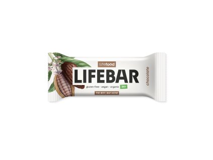 Tyčinka Lifebar čokoládová RAW 40 g BIO LIFEFOOD