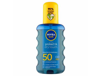 Neviditelný sprej na opalování SPF 50 Sun Protect & Dry 200 ml