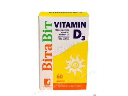 Vitamín D3 (1 000 IU) 60tbl. T041