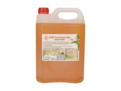 RAW Sezamový olej, 750 ml / 5 l, Day Spa 5 l