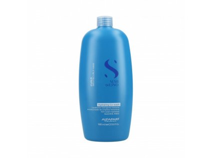 Hydratační mycí kondicionér pro kudrnaté a vlnité vlasy Semi di Lino Curl (Hydrating Co-Wash Conditioner)