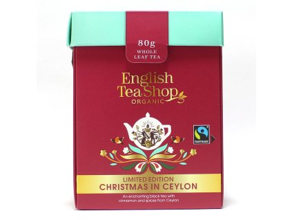 BIO Vánoce na Cejlonu - Černý kořeněný čaj, sypaný, 80 g, English Tea Shop