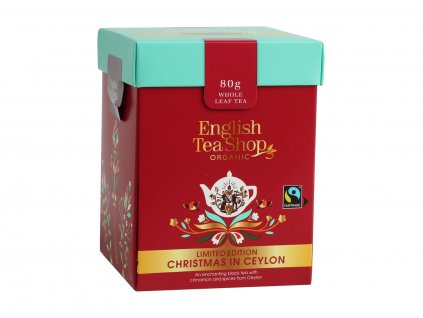 Vánoce na Cejlonu - Černý kořeněný čaj, sypaný, 80 g, English Tea Shop