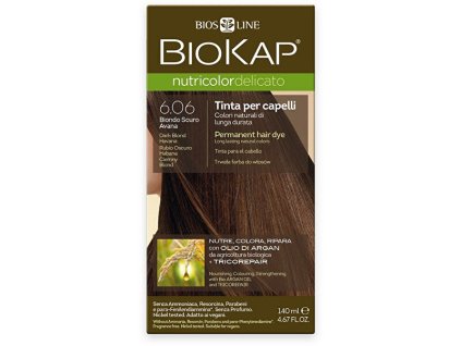Nutricolor Delicato - Barva na vlasy 6.06 Blond tmavá Havana 140 ml