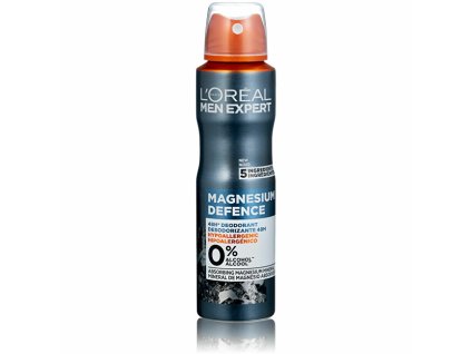 Hypoalergenní deodorant ve spreji L`Oréal Men Expert Magnesium Defense (Deodorant) 150 ml