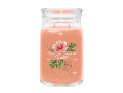 Aromatická svíčka Signature sklo velké Tropical Breeze 567 g