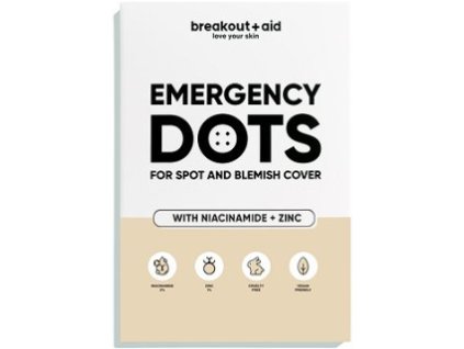 Náplasti na akné s niacinamidem a zinkem Emergency Dots 72 ks