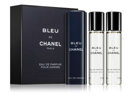 Bleu De Chanel - EDP 20 ml (plnitelný flakon) + náplň 2 x 20 ml