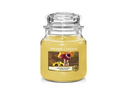 Aromatická svíčka Classic střední Golden Autumn 411 g