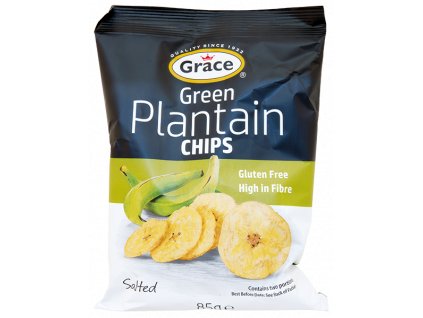 Grace Banánové chipsy solené, 85g