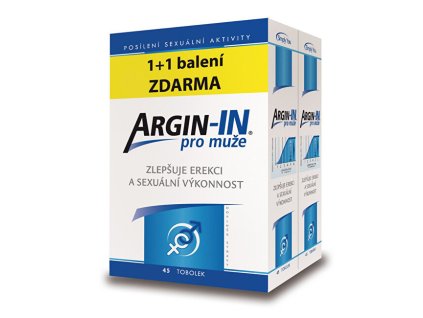 Argin-IN pro muže 45 tobolek + Argin-IN 45 tobolek zdarma