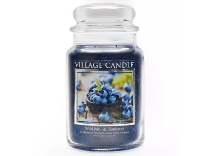 Vonná svíčka ve skle Divoká borůvka (Wild Maine Blueberry) 602 g