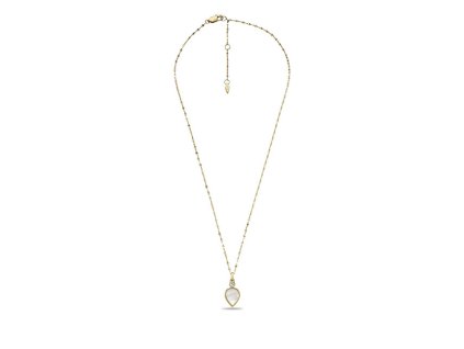 Jemný pozlacený náhrdelník s perletí Teardrop JF04248710