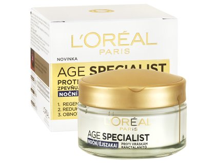 Noční krém proti vráskám Age Specialist 45+ 50 ml