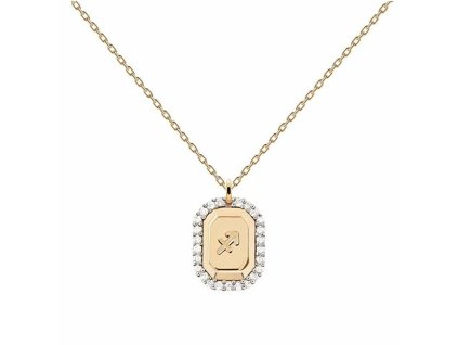 Originální pozlacený náhrdelník Střelec SAGITTARIUS CO01-576-U (řetízek, přívěsek)