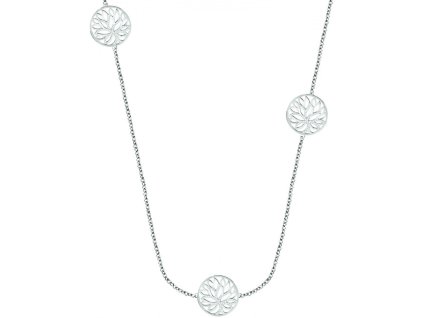 Krásný náhrdelník s krystaly Strom života Loto SATD02