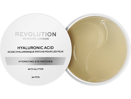 Třpytivé hydratační polštářky pod oči Hyaluronic Acid (Hydrating Eye Patches) 60 ks