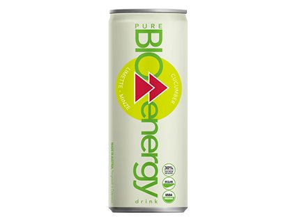 BIO Energy Drink okurka a limetka, 250 ml, Pure Bio Products