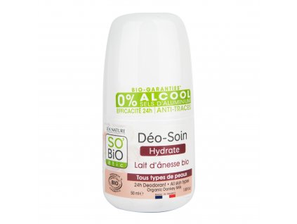 Deodorant přírodní 24h hydratační s oslím mlékem 50 ml BIO SO’BiO étic