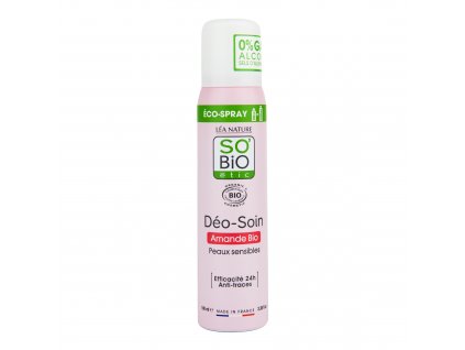 Deodorant přírodní ECO SPRAY 24h mandle 100 ml BIO SO’BiO étic