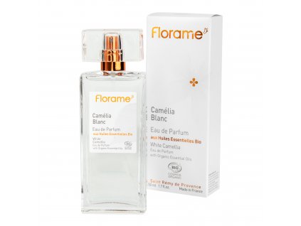 Parfémová voda přírodní CAMÉLIA BLANC — bílá kamélie 50 ml BIO FLORAME