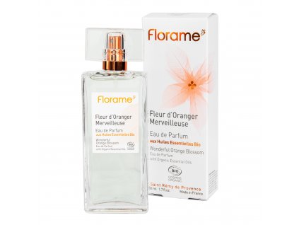 Parfémová voda přírodní FLEUR D'ORANGER MERVEILLEUS — nádherný květ pomeranče 50 ml BIO FLORAME