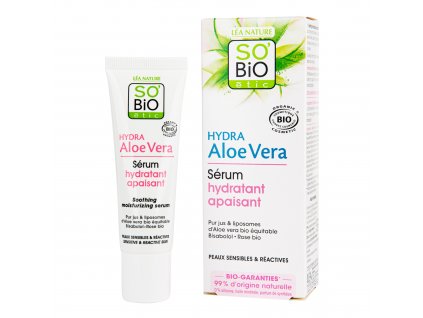 Sérum pleťové Aloe vera — zklidnění a hydratace pro citlivou pleť 30 ml BIO SO’BiO étic