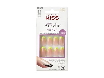 Nalepovací nehty Salon Acrylic French Color - Hype 28 ks