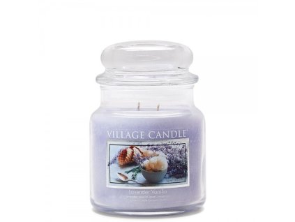 Vonná svíčka ve skle Levandule & Vanilka (Lavender Vanilla) 396 g