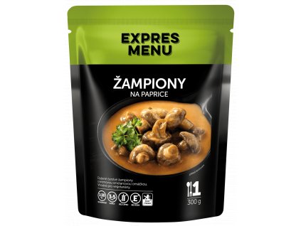 Žampiony na paprice 300g