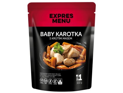 Baby karotka s krůtím masem 300g
