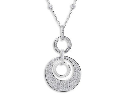 Stříbrný náhrdelník WYDBL-N (řetízek, přívěsek)