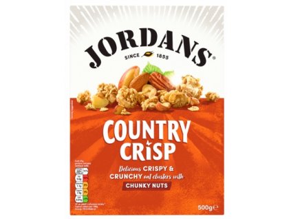 Celozrnné cereálie Jordans Country Crisp - Ořechové, 500g