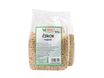 Čirok bílý loupaný zrno 500g ZP 947