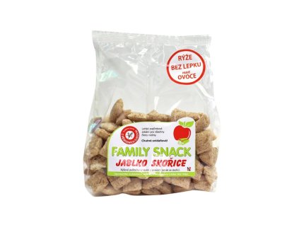Family snack JABLKO SKOŘICE sáček 200g 1637