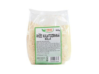 Rýže kulatozrnná bílá 500g ZP 2924