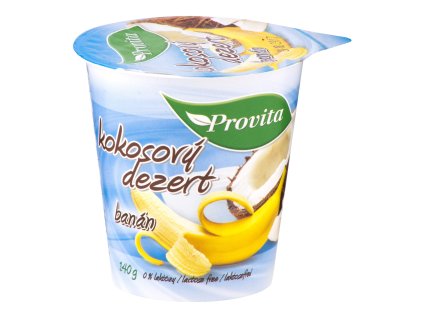 Dezert kokosový banán 140 g PROVITA + pouze k vyzvednutí na pobočce v Brně